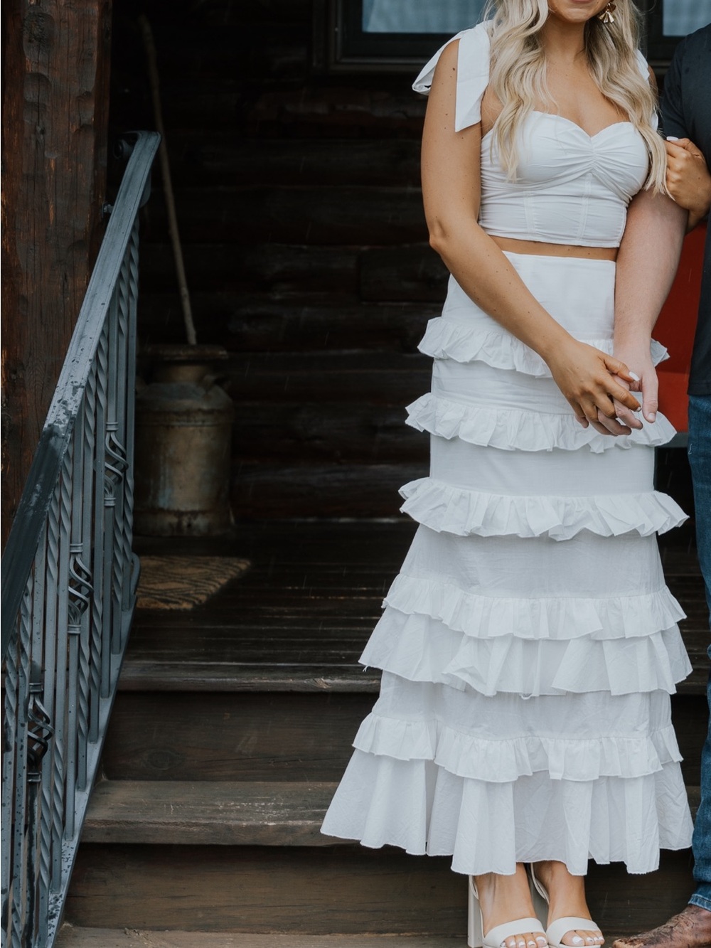 Ruffled Skirt Set